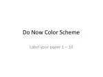 Do Now Color Scheme - slide 1