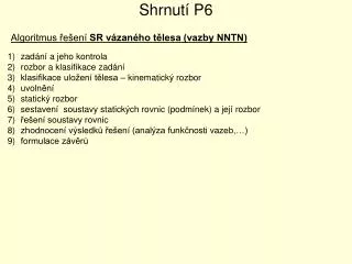 shrnut p6