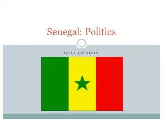 Senegal: Politics