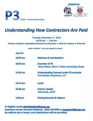 P3 Public Private Partnerships