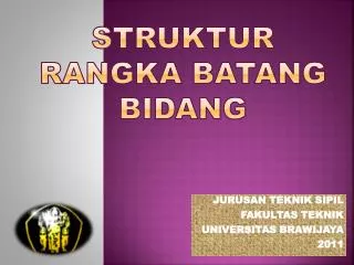 PPT - Kontruksi Rangka Batang PowerPoint Presentation, Free Download ...