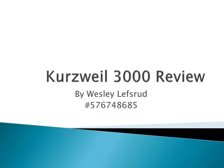 kurzweil 3000 review