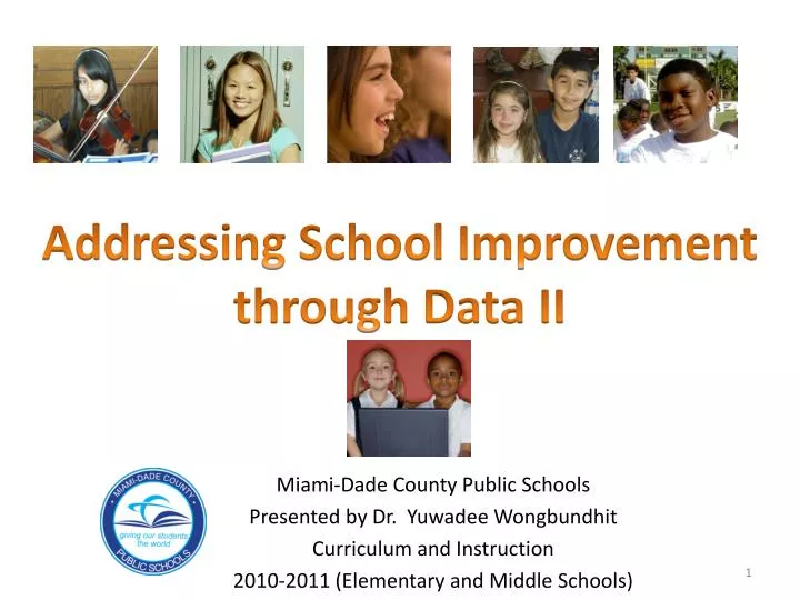 addressing school improvement through data ii