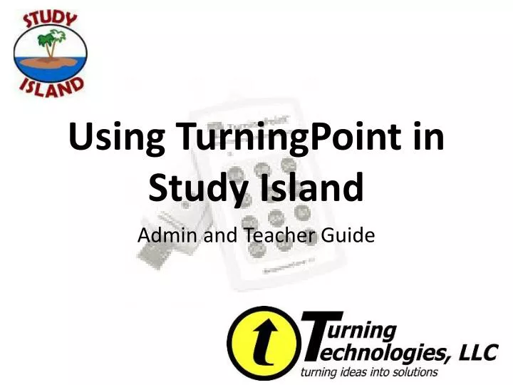 using turningpoint in study island
