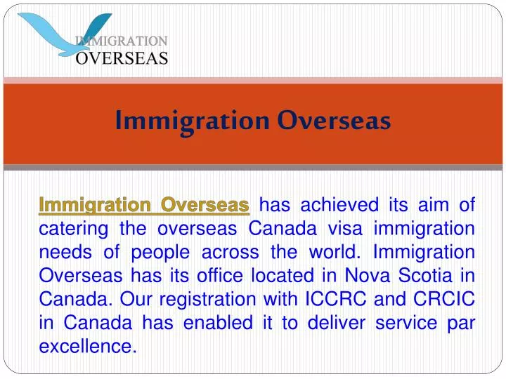 immigration overseas