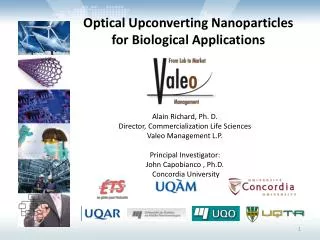 Optical Upconverting Nanoparticles for Biological Applications