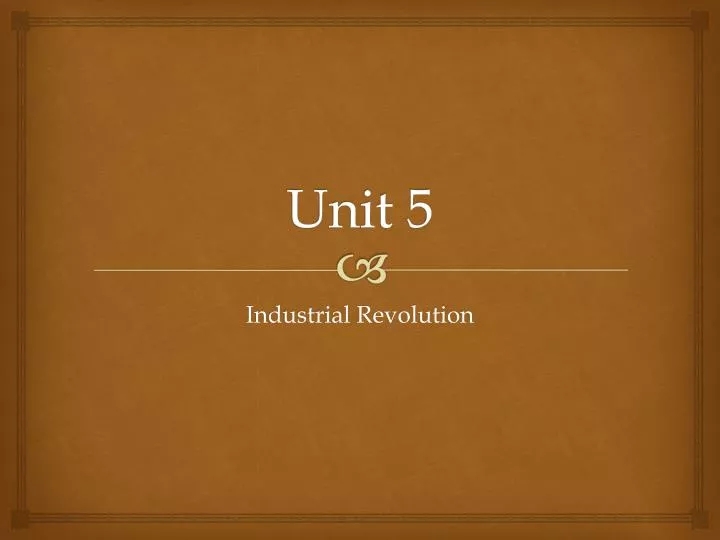 unit 5