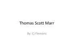 Thomas Scott Marr - slide 1