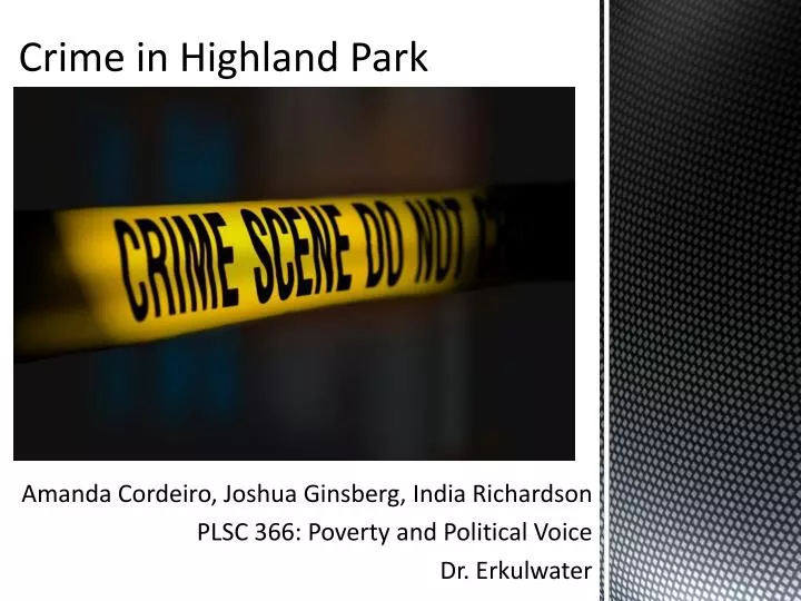 crime in highland park