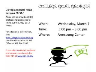 Do you need help filling out your FAFSA?
