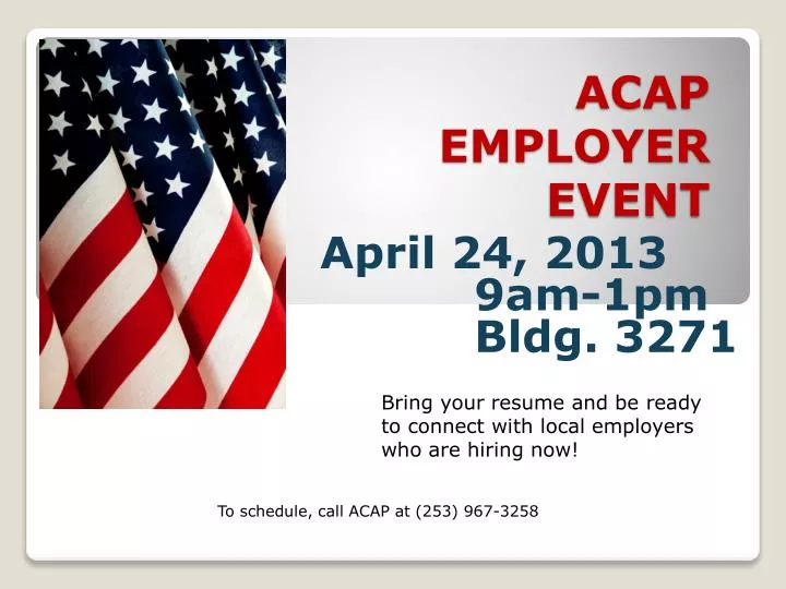 acap employer event