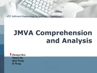 JMVA Comprehension 			and Analysis