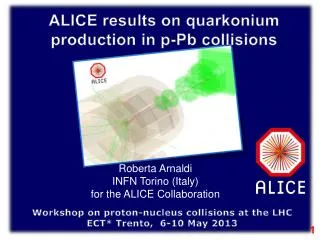 Workshop on proton-nucleus collisions at the LHC ECT* Trento, 6-10 May 2013