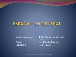espa a en general