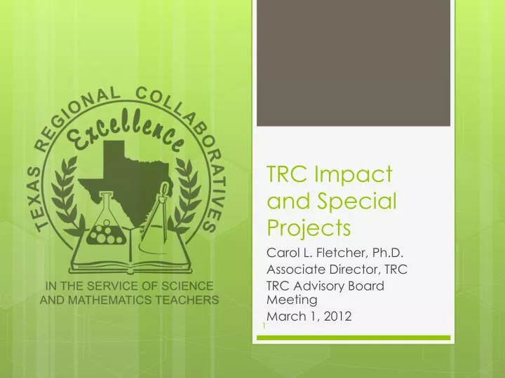 trc impact and special projects
