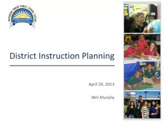 District Instruction Planning