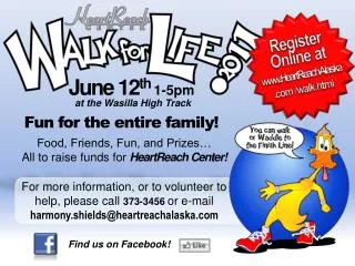 June 12 th 1-5pm at the Wasilla High Track