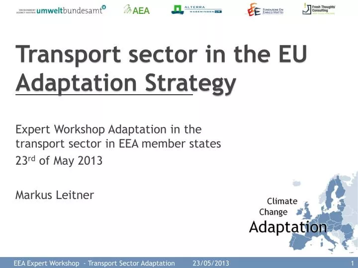 transport sector in the eu adaptation strategy