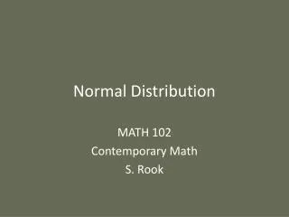 Normal Distribution