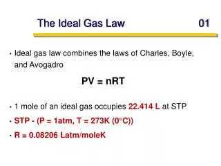 the ideal gas law 01