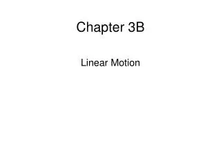 Chapter 3B