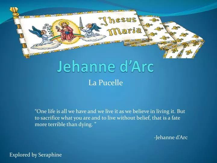 jehanne d arc