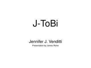 J-ToBi