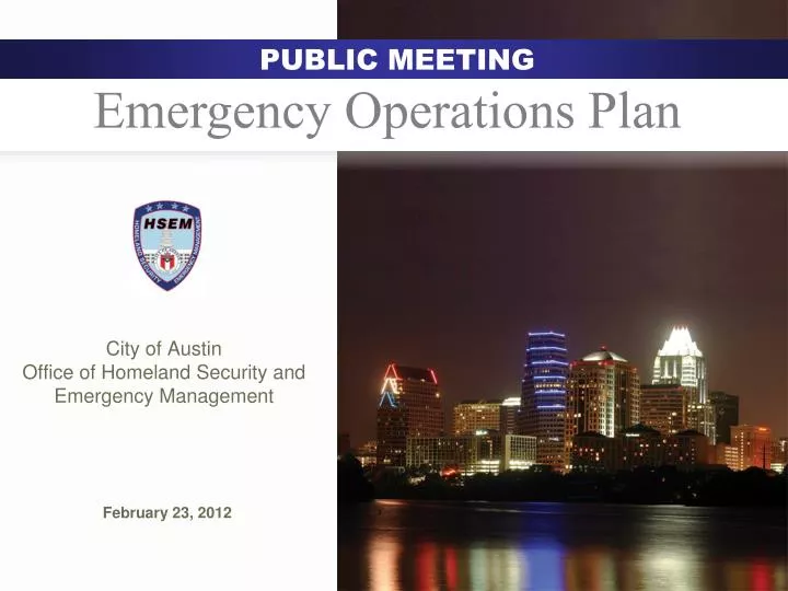 city of austin office of homeland security and emergency management