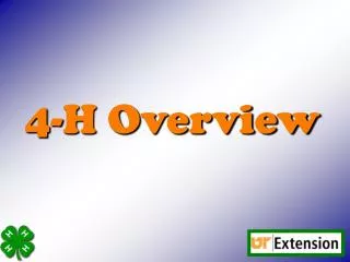 4-H Overview