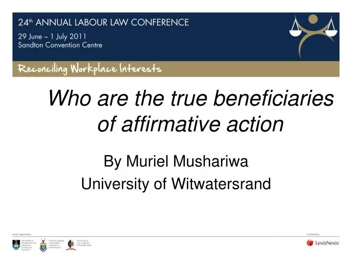 who are the true beneficiaries of affirmative action