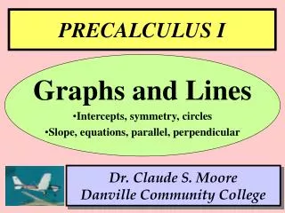 PRECALCULUS I