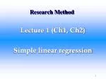 Research Method - slide 1