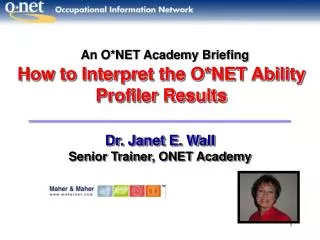 How to Interpret the O*NET Ability Profiler Results