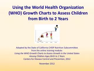 Using the World Health Organization (WHO) Growth Charts to Assess Children from Birth to 2 Years