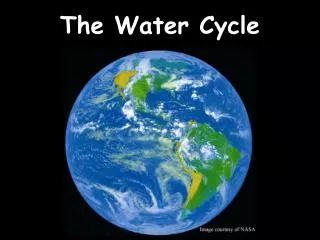 The Water Cycle