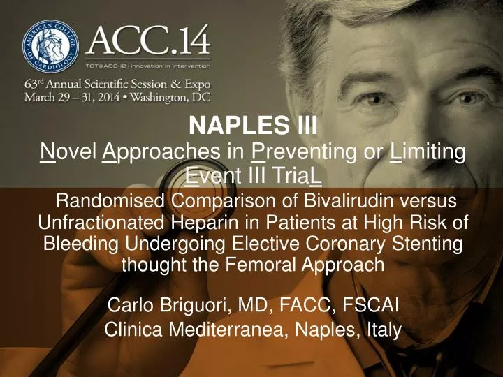 carlo briguori md facc fscai clinica mediterranea naples italy