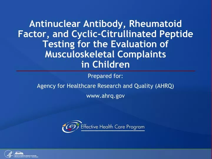 prepared for agency for healthcare research and quality ahrq www ahrq gov