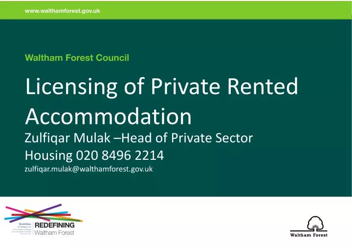 licensing of private rented accommodation