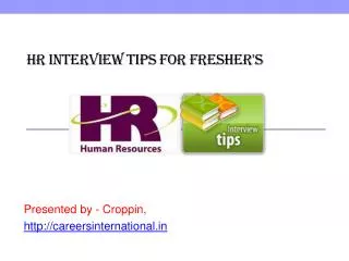HR Interview tips for fresher's
