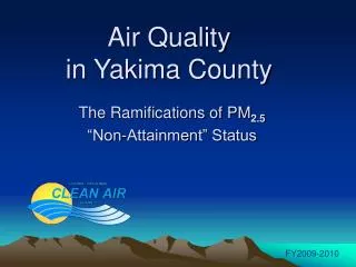 Air Quality in Yakima County