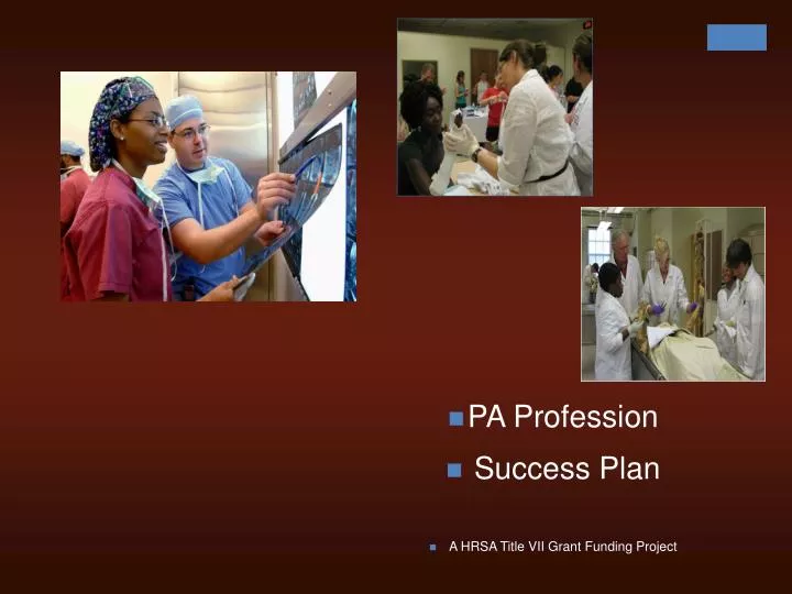 pa profession success plan a hrsa title vii grant funding project