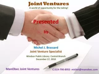 ManObec Joint Ventures