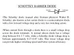 SCHOTTKY BARRIER DIODE - slide 1