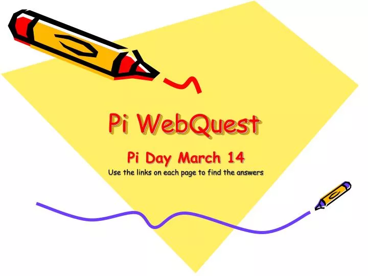 pi webquest