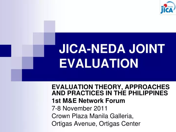 jica neda joint evaluation