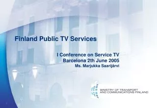 Finland Public TV Services