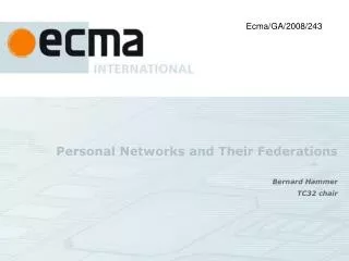 Personal Networks and Their Federations