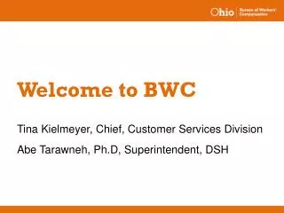 Welcome to BWC