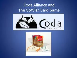 Coda Alliance and The GoWish Card Game