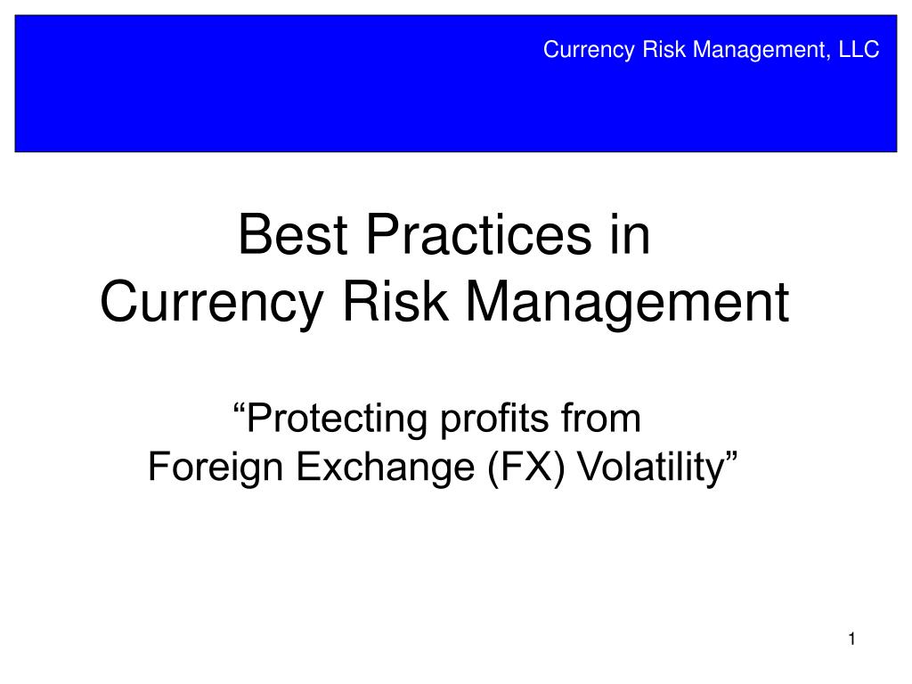 PPT - Best Practices in Currency Risk Management PowerPoint ...